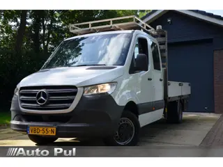 Mercedes-Benz Sprinter 514 2.2 CDI L3 DC EURO VI-D Open Laadbak Met Laadkraan/Trekhaak/Airco