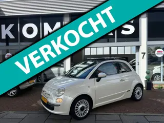 Fiat 500 1.2 Lounge |AUTOMAAT|CARPLAY|NAP|PANO|AIRCO|NW.Apk|P.SENSOR|ROOD LEER|LM.VELGEN|ORG.NL|