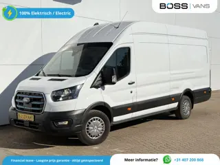 Ford E-Transit 68kWh 184PK L4H3 317km WLTP 93.7% (SOH) BEV Snelladen Carplay Climate control 360° Ca