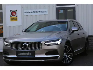 Volvo V90 2.0 T6 Plug-in hybrid 350PK AWD Long Range*Bright Dusk Metallic!*Fabrieksgarantie*Elek. Tr