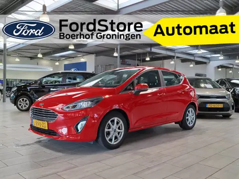 Ford Fiesta EcoBoost Hybrid 125pk Titanium Automaat | LED | Cruise | Clima | Apple carplay & Android