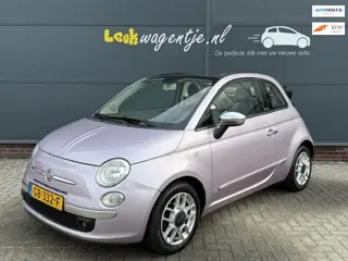 Fiat 500 C 1.2 Lounge Cabrio *p-sens. *chroompack *APK nieuw