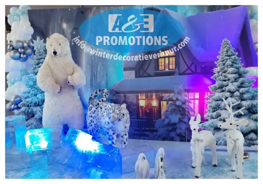 fantastische winterwonderland aankleding huren amersfoort arnhem t. 0599 41 62 00