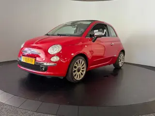 FIAT 500C Automaat - leer - Xenon - cabrio - lichtmetaal - Afneembare trekhaak! 