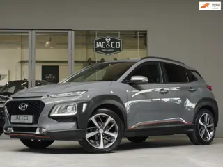 Hyundai Kona 1.0T Premium Zwart Leder / 100% Onderhouden