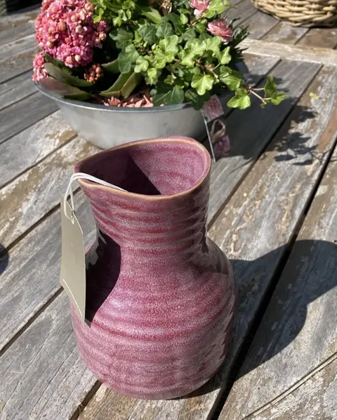 KAN MICHA OUD ROZE HOOG 16 CM NIEUW