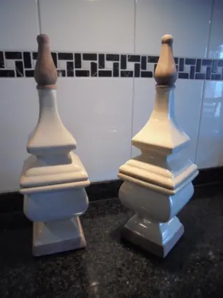 PIRAMIDE CRAQUELE L&L 2 dlg 37 cm NIEUW