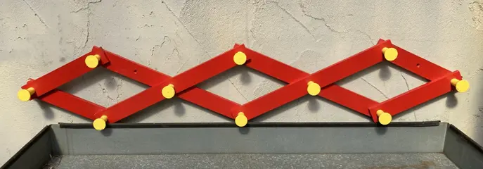 KAPSTOK HARMONICA ROOD GEEL NIEUW
