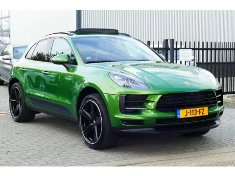 Porsche Macan 2.0 Face Lift 11-2018. Panodak, Luchtvering, 360 Camera, 21"LMV, Leer, StoelVerw, Haak
