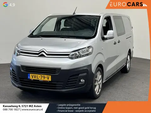 Citroen Jumpy 2.0 BlueHDI 120 XL Club Dubbele Cabine Apple CarPlay Navigatie Cruise Control Parkeers