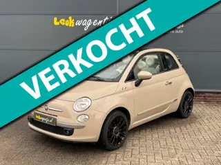 Fiat 500 C 1.2 Lounge Cabrio *cappuccino *velgen nieuwstaat