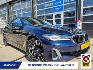BMW 5-serie 545e xDrive 394pk. / Individual Tansanitblau / Laser / 20 inch / Comfortstoelen / ACC / 