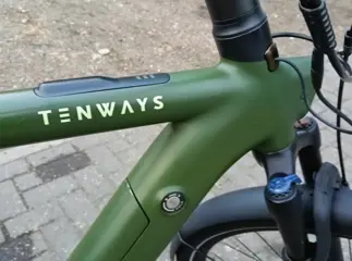 Foto 6 van Tenways CGO Classic Edition E-Bike -Olive Green - Maat 57 herenfiets