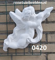 Engel met fluit. nr 0420.