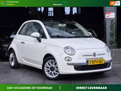 Fiat 500 0.9 TwinAir Turbo Lounge 2e Eig|Navi|Pano|Airco|APK