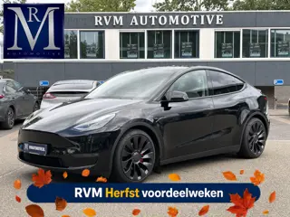 Tesla Model Y Performance AWD 75 kWh VAN 41.900:,- VOOR:39.877,- UW HERFSTVOORDEEL: 2.023,- | SOH 92