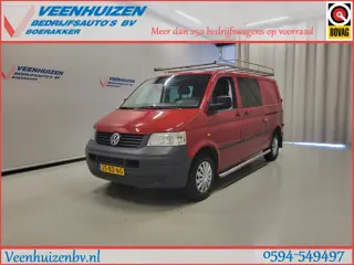 Volkswagen Transporter 2.5TDI L2/H1 Dubbele Cabine Apk tot 22-6-2027!