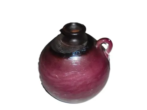 LATINA FLES BOL GROOT HOOG 29 CM DIA 33 CM (3) NIEUW