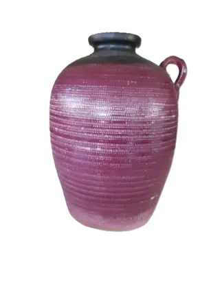 LATINA VAAS /KRUIK GROOT HOOG 37 CM DIA 27 CM (2) NIEUW