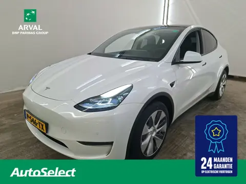 Tesla Model Y 75 kWh 351pk Long Range AWD | SOH 90% | Incl. 24 Maanden Bovag garantie | 19" | Pearl 