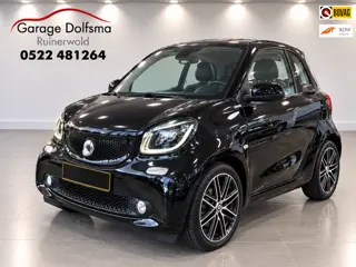 Smart Fortwo 1.0 Turbo Prime-Brabus-Pano-Leer-Clima-Navi-Stoelverw-