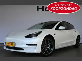 Tesla Model 3 Standard RWD Plus 60 kWh SOH 91% 238Pk Cruise Leder Panoramadak FSD Computer 3 Autopil