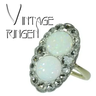 Vintage verlovingsringen te koop