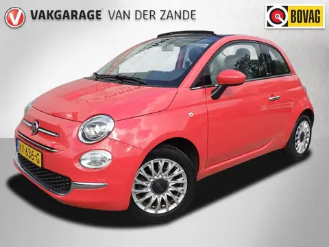 Fiat 500 Cabriolet Automaat 0.9 TwinAir Turbo Lounge, Leder, Navi, NL/NAP!