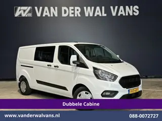 Ford Transit Custom 2.0 TDCI 130pk Automaat L2H1 Dubbele Cabine Euro6 Airco | 5-Zits | Camera | Navi