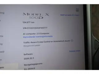 Foto 5 van Tesla Model X 100D 6 persoons | SOH 87,4% | BTW Auto | Trekhaak | 6 Persoons |