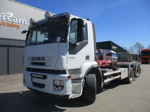 Iveco AD260S42 YPS 6x2*4 | AIRCO | HOOKLIFT HYVA 22 55 SZ | 3th AXLE STEER LIFT |