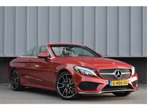 Mercedes-Benz C-Klasse Cabrio 250 AMG Line Premium Plus | Nekverwarming | Camera | Stoelverwarming