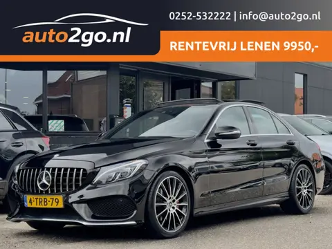 Mercedes-Benz C-Klasse 200 2.0 AUT7 AMG-LINE PANODAK SPORTLEDER NAVI AIRCO LED LMV PDC