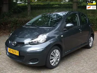 Toyota Aygo 1.0-12V Comfort Navigator airco 173 dkm NAP 5 drs antraciet grijs NL auto