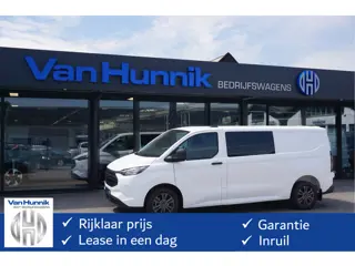 Ford Transit Custom 320L 2.5 PHEV Hybride 233PK Dubbel Cabine PRIJS INCL. BPM !! 13" Navi, Adap. Cru