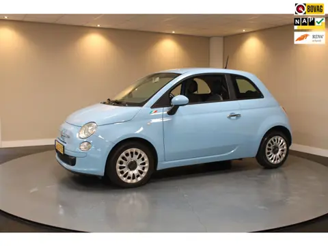 Fiat 500 1.0 TwinAir Pop *Baby Blue* Top onderhouden! Airco|Isofix|NAP|Origineel NL|Prachtige kleur!