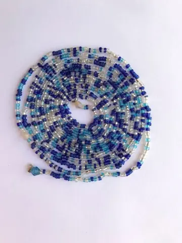 PieKa! 40 strengen blauwe rocailles voor maar€9.95 incl verz