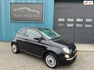Fiat 500 1.4-16V Pop 101pk 6-vers Airco Panoramadak Lm velgen Onderhoudsboekjes NAP