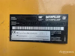 Cat M314F Wheel Excavator (bj 2019)