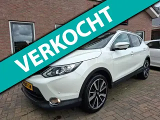 Nissan Qashqai 1.2 Connect Edition. Leder, stoelverw, pano, 360 camera, cruise, navigatie, trekhaak,