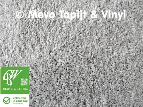 Frisé Tapijt, Grijs, lengte 7.50 x 4 mtr, gratis staal.