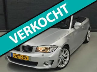 BMW 1-serie Cabrio 125i (218 pk) High Executive automaat - leer - keyless