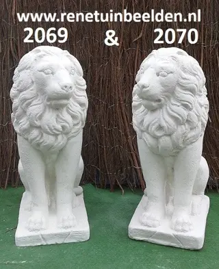 Leeuw links en Leeuw rechts. nr 2069 & 2070
