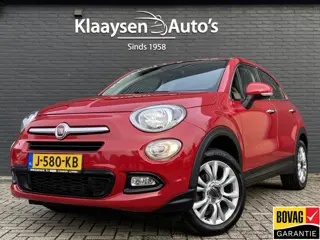 Fiat 500X 1.4 Turbo MultiAir 141 pk AUT. | navigatie | trekhaak | all season | keyless | leder/stof 