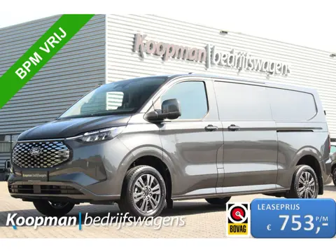 Ford E-Transit Custom 340 L2H1 Limited | 71 kWh | 160kW/218pk | L+R Schuifdeur | Stoel + Stuurverwar