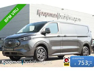 Ford E-Transit Custom 340 L2H1 Limited | 71 kWh | 160kW/218pk | L+R Schuifdeur | Stoel + Stuurverwar