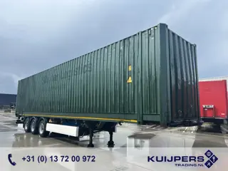 Krone Box Liner / Chassis + 45 Ft High Cube Container / BPW Drum / NL Trailer