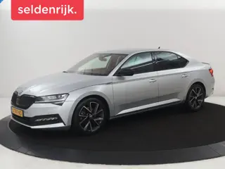 Skoda Superb 1.5 TSI ACT Sportline Business | Leder/Alcantara | Adaptive cruise | Stuur/stoel verwar