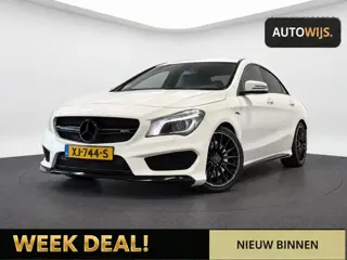 Mercedes-Benz CLA-klasse AMG 45 4MATIC|381PK|ALCANTARA|CAMERA|STOELVERW|NETJES!