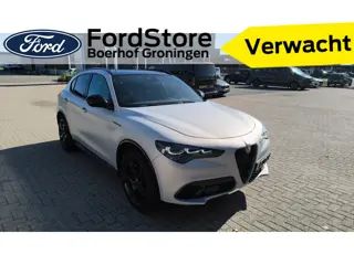 Alfa Romeo Stelvio 2.0 T GME AWD 280 pk Competizione | Trekhaak | Pano | 21" | El. a. klep | Harman 